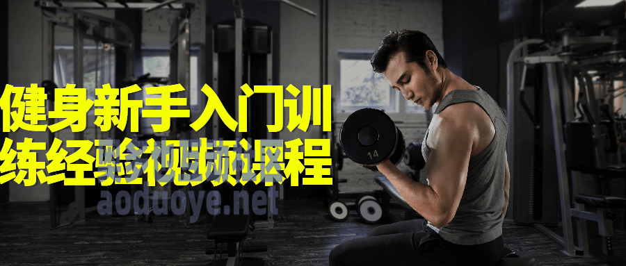 健身新手入门训练经验视频课程 健身新手入门训练经验视频课程